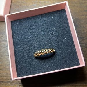 Ana Luisa Slim Rope Ring size 7